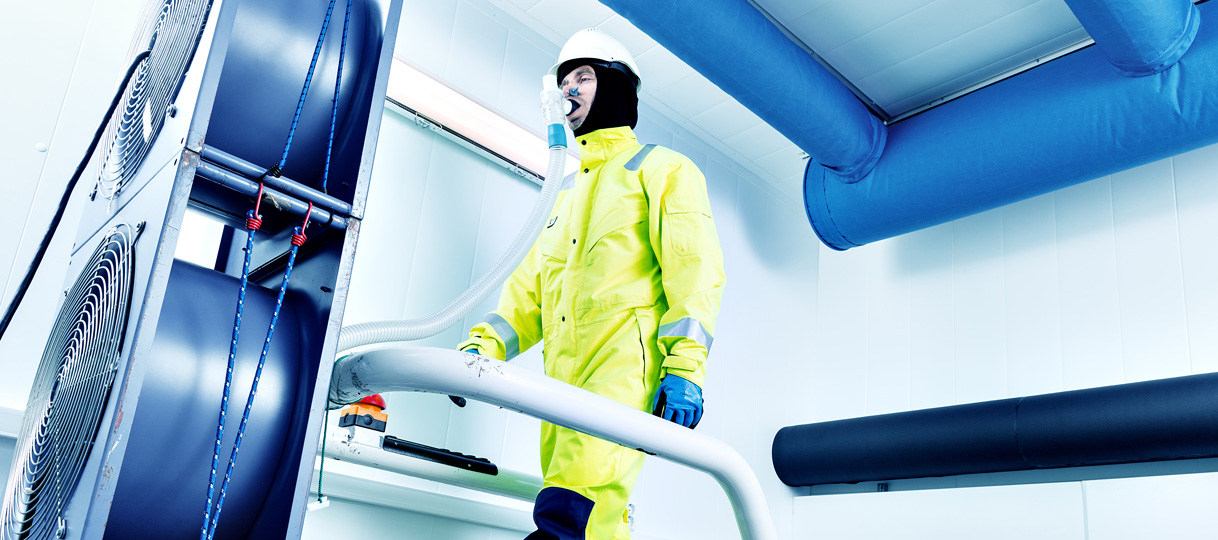 Sintef test Pyrad Arctic Protection arbeisklær for arktiske områder