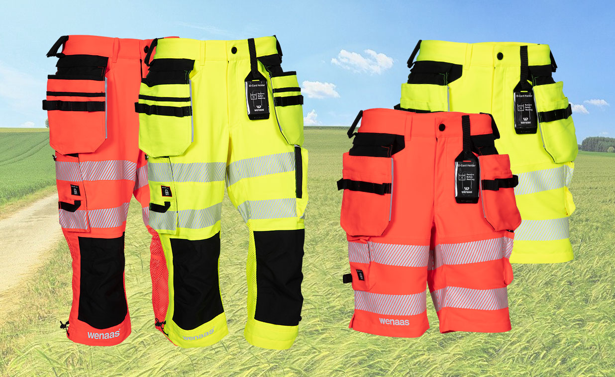 Synlighetskolleksjon fra Wenaas - shorts og pikébukser