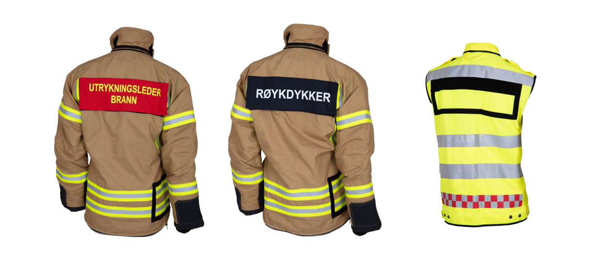 Fire and rescue Wenaas Interchangeable pocket and text panels