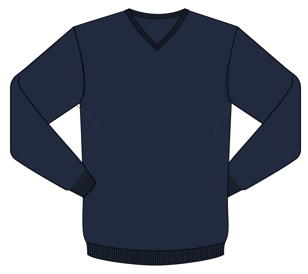 Genser v-hals unisex 4 Wenaas