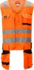 Hivis Waistcoat 1 Fluor Orange/Black Wenaas  Miniature