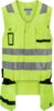 Hivis vest 1 Fluoriserende gul/Svart Wenaas  Miniature