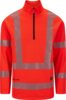 HiVis 1/2-zip genser 1 Fluoriserende rød Wenaas  Miniature