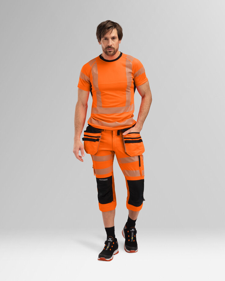 Hivis 3/4 Trousers Stretch 4 Wenaas