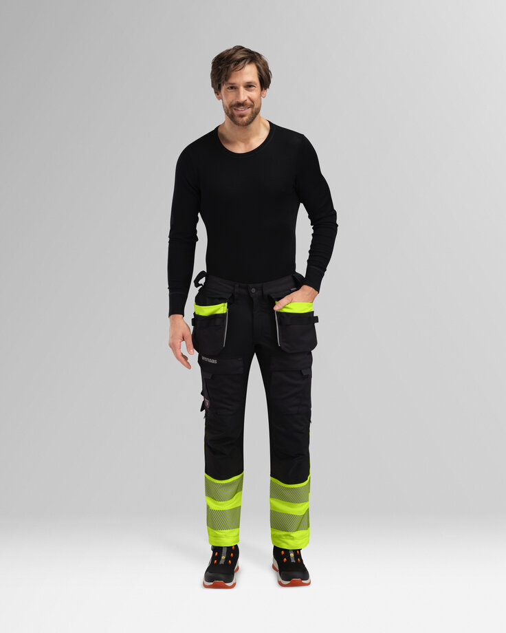 HiVis stretchtrousers men 4 Wenaas