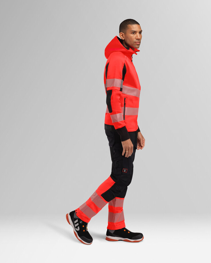 Hi-vis hooded jacket 4 Wenaas