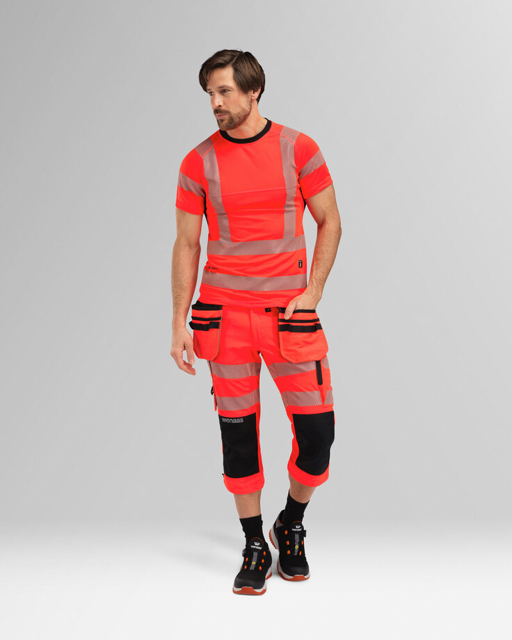 Hivis 3/4 Trousers Stretch 4 Wenaas