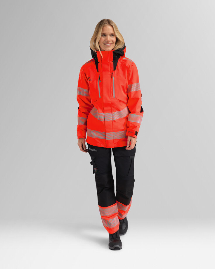 Hi-vis shelljacket lady 4 Wenaas