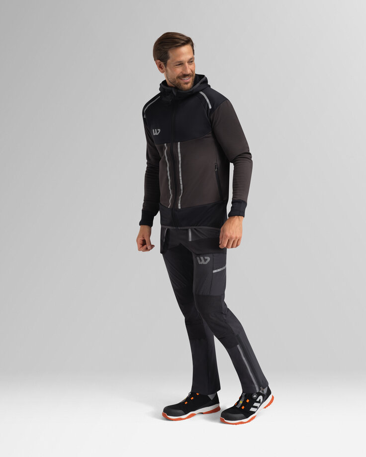 Stretch fleecejacket with hood 4 Wenaas