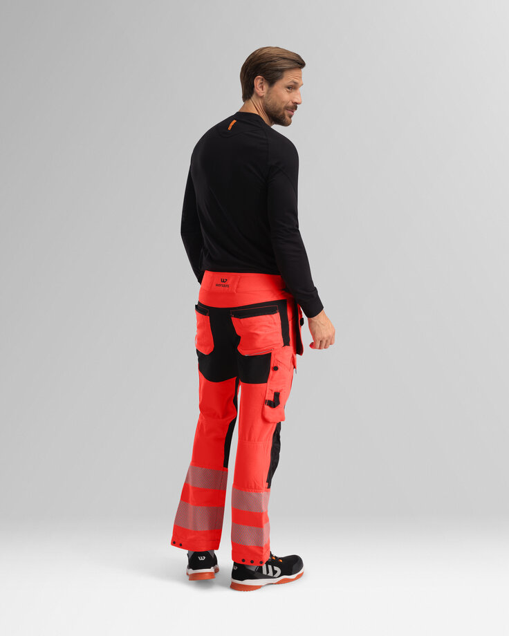 Hi-vis mens stretch trousers, class 2 7 Wenaas