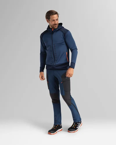Stretch fleecejakke m/hette Wenaas Medium
