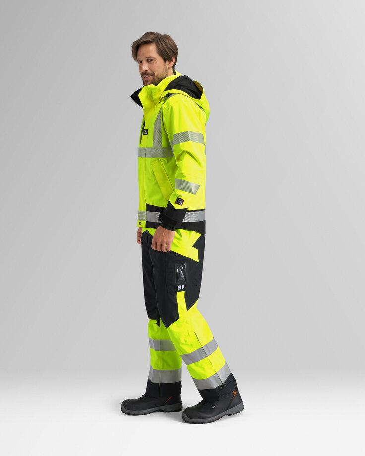 Hivis Shell Jacket Stretch 4 Wenaas