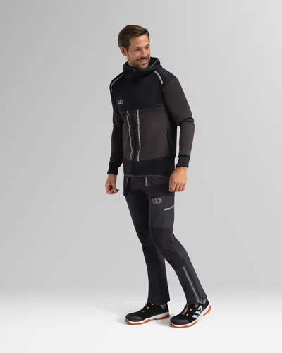 Stretch fleecejakke m/hette Wenaas Medium