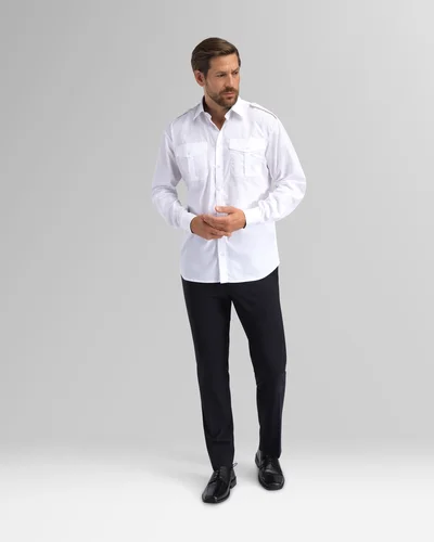 Shirt Work reg men LS Wenaas Medium
