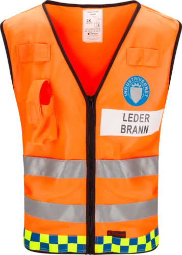 Waistcoat Leder Brann Wenaas Medium