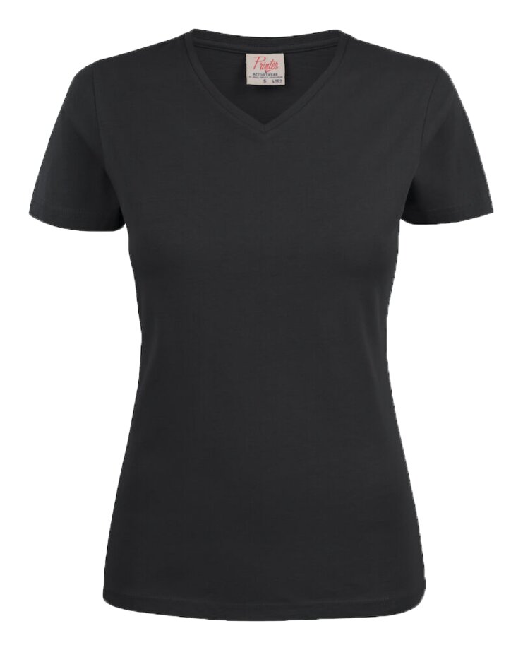 T-shirt ladies heavy V-neck 1 Wenaas
