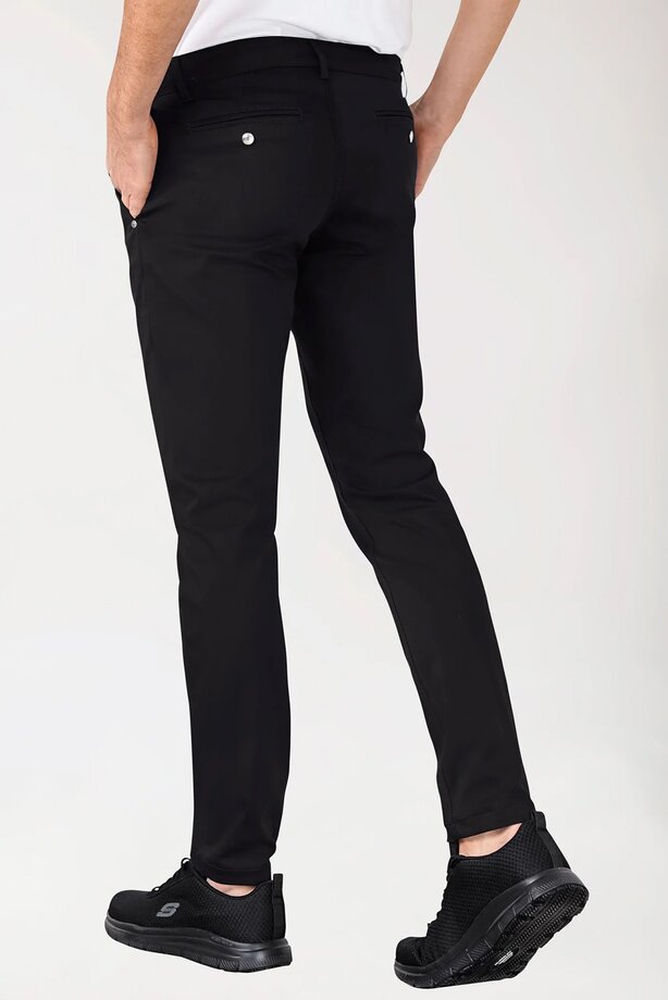Comfy Flex Herrebukse Chinos svart 2 Sverre W. Monsen