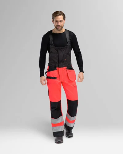 Hivis bib and brace Wenaas Medium