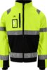 Varseljacka i softshell 2 Fluorescerande gul/Svart Wenaas  Miniature