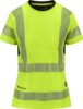 Hivis T-skjorte dame 1 Fluoriserende gul/Svart Wenaas  Miniature