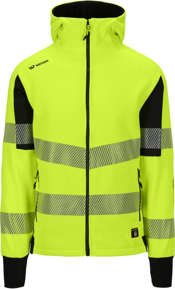 Hi-vis hooded jacket 1 Wenaas