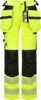 Hi-vis Stretch Trousers for Women, Class 2 1 Fluorine Yellow/Black Wenaas  Miniature
