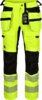 Hivis stretchbukse herre kl 2 2 Fluoriserende gul/Svart Wenaas  Miniature