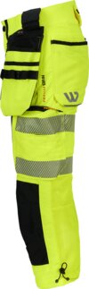 HiVis piratbukse stretch 3 Wenaas Small