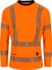 Hoge zichtbaarheid T-shirt met lange mouwen 2 Fluoriserend oranje Wenaas  Miniature
