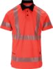 Hi-vis Polo Shirt 1 Red Fluorine/Black Wenaas  Miniature