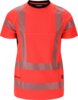 Hivis t-shirt, herr 2 Fluorescerande röd/Svart Wenaas  Miniature