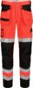 HiVis Trousers 2 Red Fluorine/Black Wenaas  Miniature
