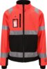 Softshell Visibility Jacket 2 Red Fluorine/Black Wenaas  Miniature
