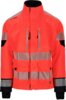 Multistretch jakke UNI 2 Fluoriserende rød/svart Wenaas  Miniature