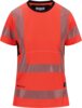 Hivis T-skjorte dame 2 Fluoriserende rød/svart Wenaas  Miniature