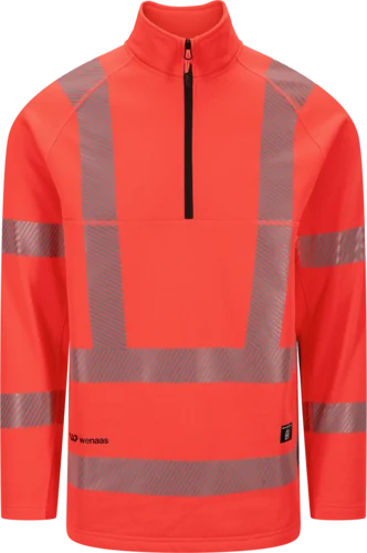 Hi-vis 1/2 zip jumper Wenaas Medium
