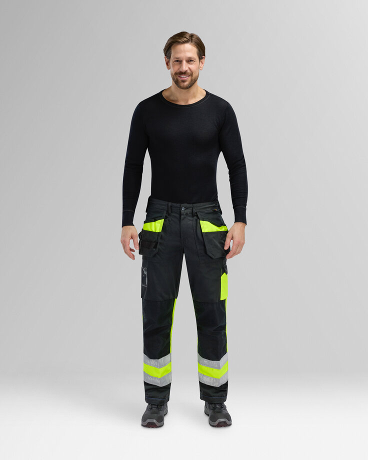 Hi-Vis craftman trousers cl 1 4 Wenaas