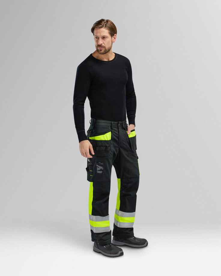 Hi-Vis craftman trousers cl 1 6 Wenaas