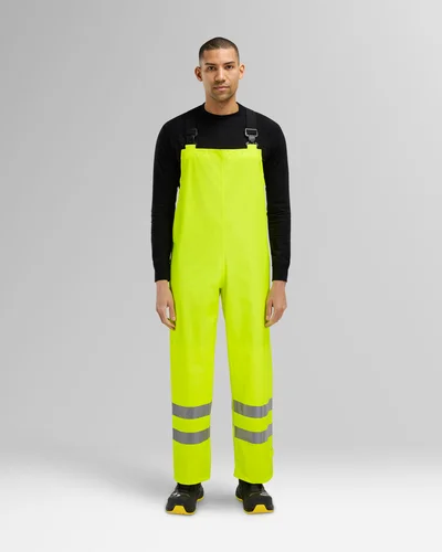 Hivis Rain Bib and Brace Wenaas Medium