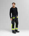 Hi-Vis craftman trousers cl 1 6 Wenaas Small