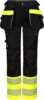 Signal-Stretchhose Damen 2 Schwarz/Fluorgelb Wenaas  Miniature