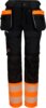 Signal-Stretchhose Damen 2 Schwarz/Fluororange Wenaas  Miniature