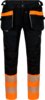 Signal-Stretchhose Herren 2 Schwarz/Fluororange Wenaas  Miniature
