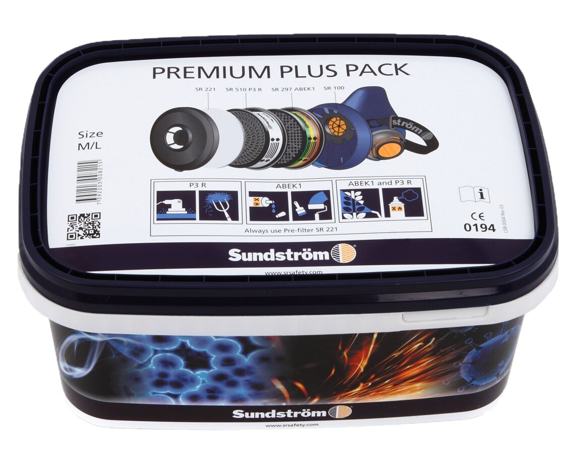 Maske Premium+ Pack ABEK1P3 1 Wenaas