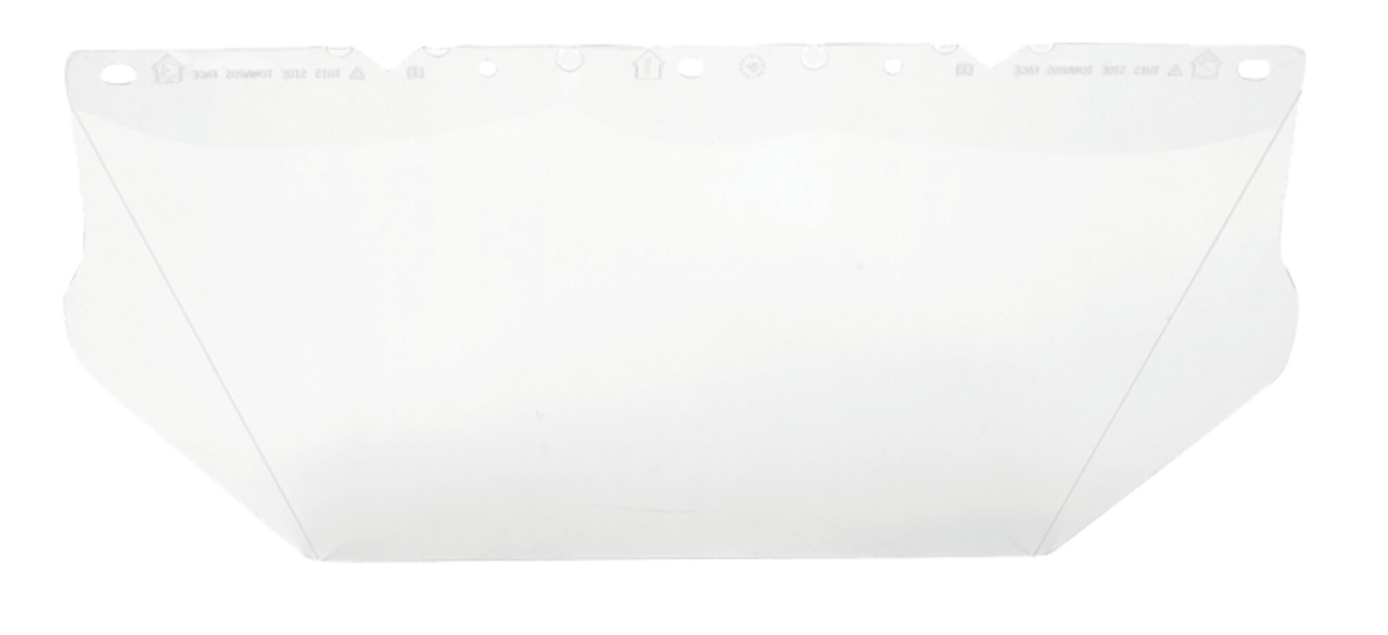 Visir PC Klar MSA 20cm 1mm 1 Wenaas