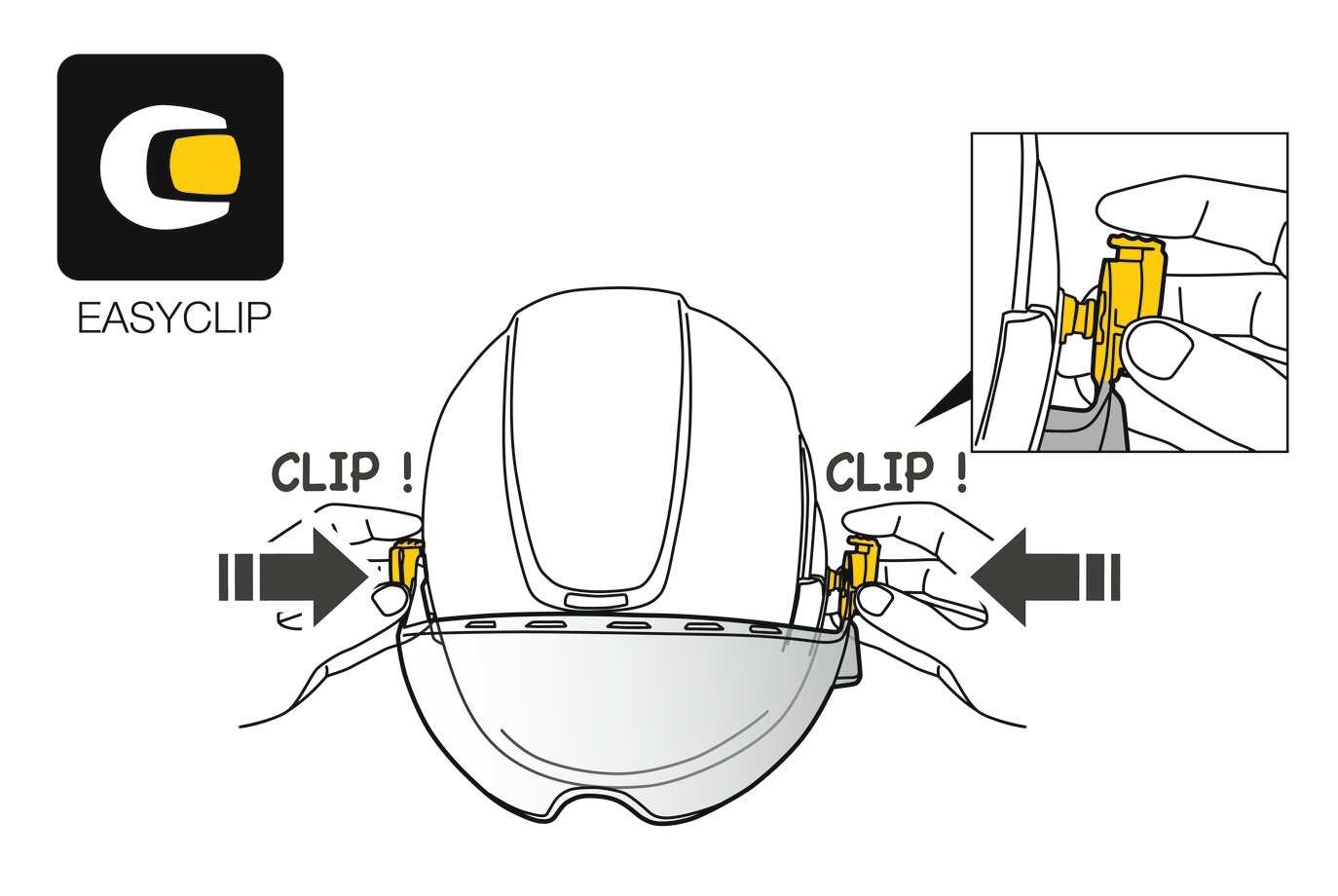 Visir Semi Petzl Grå 3 Wenaas