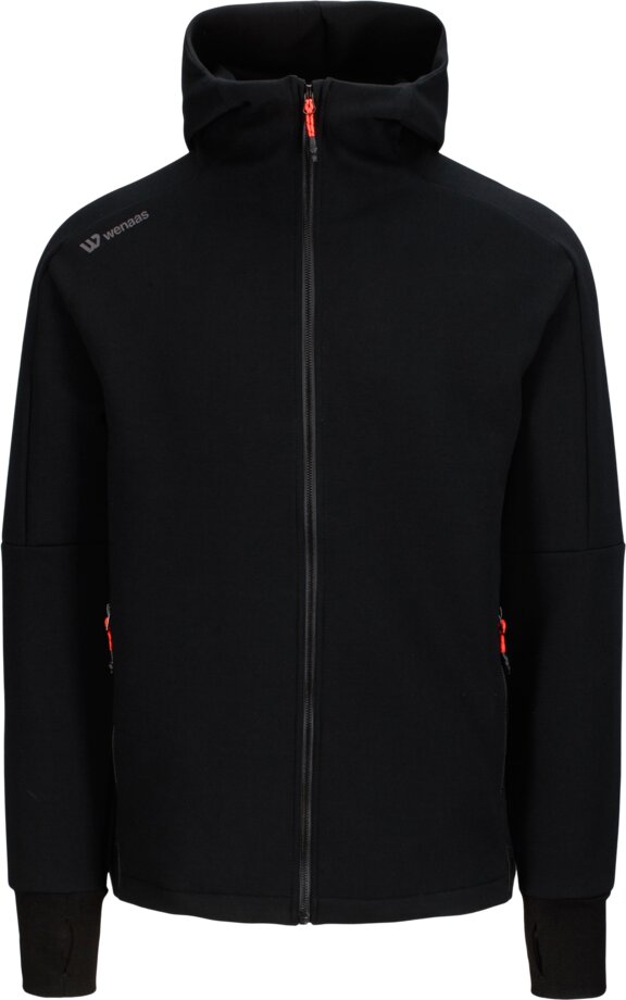 Hooded jacket Nero stretch 2 Wenaas