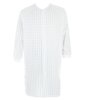 Frøya Pasientskjorte Unisex NS-3340 2 Blå Mønstret Sverre W. Monsen  Miniature