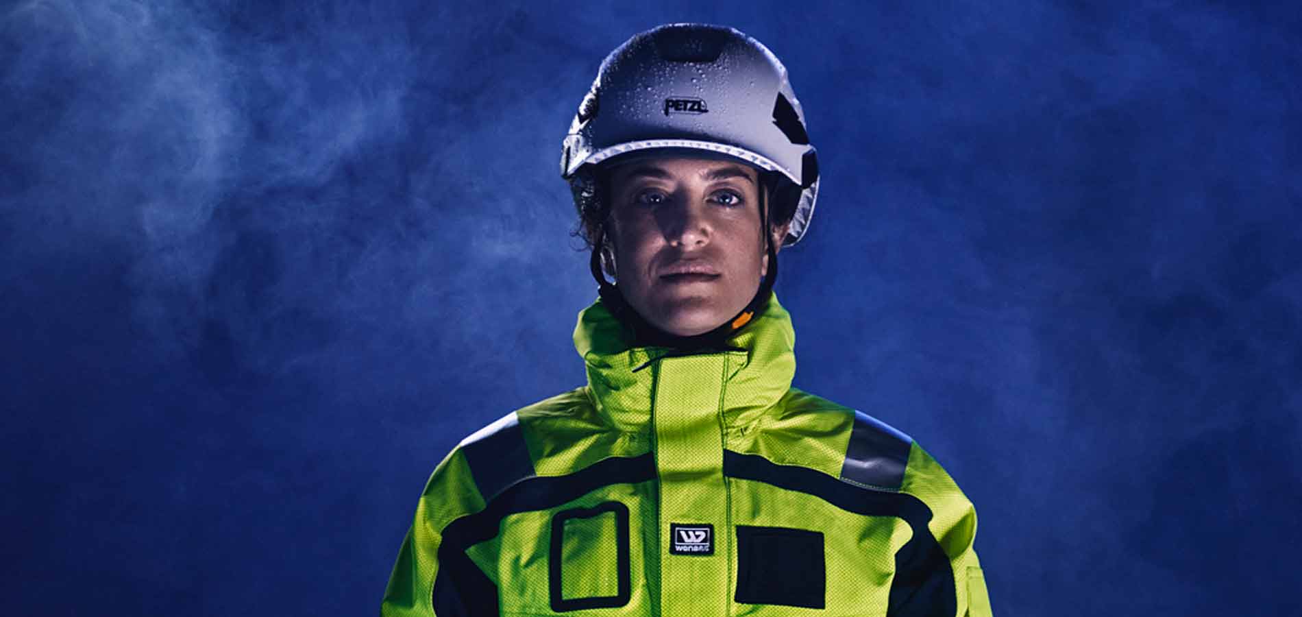 Woman in building and construction workclothes
