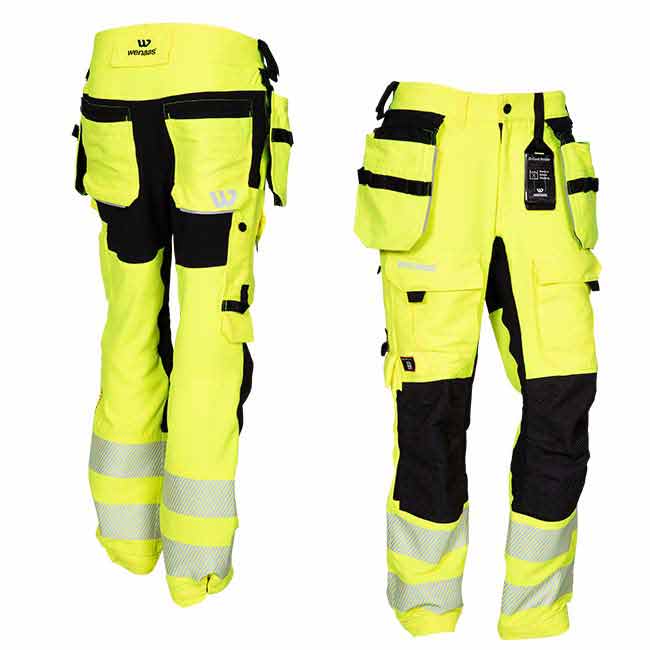 Synlighetsbukse foran og bak
